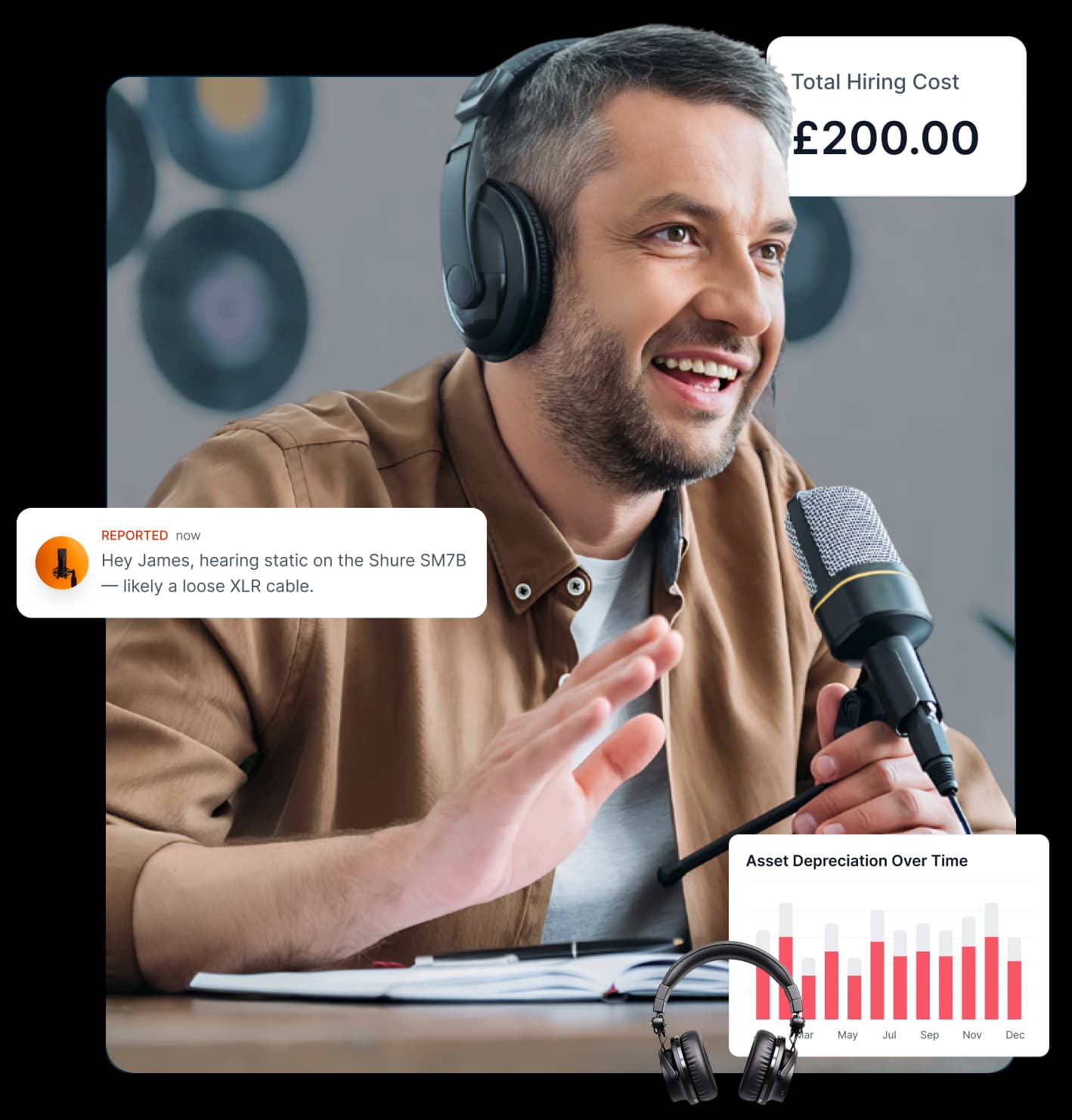 Know what's in use, in storage and who's got what