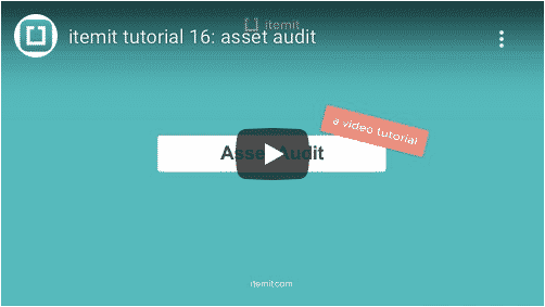 audit your assets with itemit