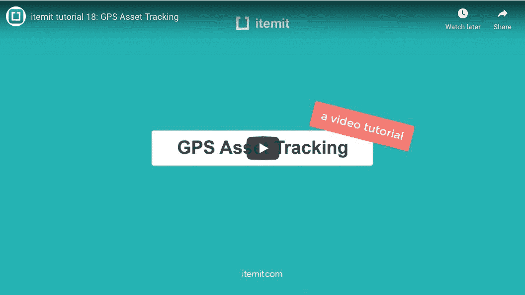 gps asset tracking with itemit
